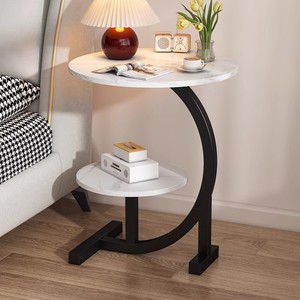 Boa Qualidade <span class=keywords><strong>Double</strong></span> <span class=keywords><strong>Layer</strong></span> Mini Sofá Quarto Mesas de Cabeceira Side <span class=keywords><strong>Cabinet</strong></span> Coffee <span class=keywords><strong>Table</strong></span> com Prateleira De Armazenamento para Home Living Room - Product Image 1