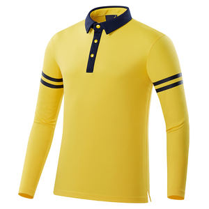 Camisetas Polo de Golf de Manga Larga para Hombre, Deportivas, Delgadas, de Secado Rápido, Ajustadas, de Spandex, Camisetas de Manga Larga, Chemises De Golf Pour Hommes - Product Image 5