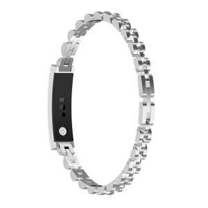 <span class=keywords><strong>Bracelet</strong></span> intelligent en acier inoxydable HRS magnétique pour les chercheurs de sommeil réparateur, suivi de la santé, suivi du sommeil, podomètre, fonctions d'appel - Product Image 6