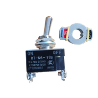 Renouveler RT-S6-11B 250V AC 15A SPST Interrupteur à bascule marche-arrêt IP40 CE CQC