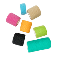 Bandage auto-adhésif élastique non tissé cohésif tensoplast léger pour le sport médical