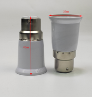 Douille de convertisseur B22 à E27, support de lampe pour ampoule LED, adaptateur pour Diode électroluminescente
