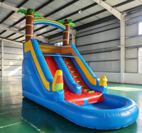 Toboggan aquatique gonflable pour enfants, mini, épaissi en PVC, pour usage domestique intérieur, transfrontalier, écologique, garantie 3 ans