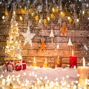 Toile de fond de photographie en PVC de Noël neuve, directement de l'usine, tapisserie en papier sans couture, ventes transfrontalières Chine - Product Image 1