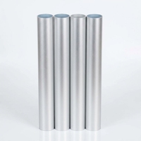 Tube carré en aluminium 6063 personnalisé, oxydation anodique avec surface polie mate, profilés en tube d'aluminium