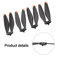 Hélices de remplacement 4 pièces, ensemble d'hélices à dégagement rapide en PC pour drone DJI Mini 5 Pro, pièces de rechange, accessoire silencieux assorti