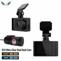 Cámara para Coche VIEVGUARB NX1 con Sensor G, Grabación en Bucle, Control por Aplicación, 4K 2K, Monitor de Estacionamiento, Pantalla IPS, Cámara Dual