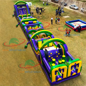 <span class=keywords><strong>Parc</strong></span> à thème gonflable géant de maison de rebond avec parcours d'obstacles <span class=keywords><strong>pop</strong></span> château gonflable de ninja warrior course d'obstacles - Product Image 5