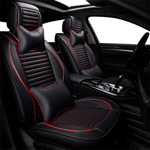 Fundas de Asiento de Coche de Cuero, Juego Completo Universal, Impermeables, Accesorios Interiores para Toyota Wildlander - Product Image 5