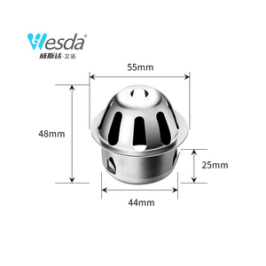 304 in acciaio inox <span class=keywords><strong>per</strong></span> terrazza sul tetto 4 pollici 110pvc coperchio di scarico <span class=keywords><strong>per</strong></span> pavimento 75 tubo 6 pollici 3 secchio antibloccaggio della pioggia scarico - Product Image 2