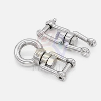 Connecteur pivotant de type UE en acier inoxydable 316, mâchoire pivotante et mâchoire