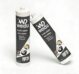 Scellant <span class=keywords><strong>acrylique</strong></span> monocomposant à haute adhérence - Multi-usages, imperméable pour la construction en métal/bois/plastique, <span class=keywords><strong>cartouche</strong></span> en plastique de 300 ml - Product Image 4