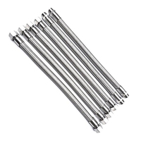 Tuyau d'arrosage ondulé personnalisé DN10 DN25 Ss 304 316L à flexibilité moyenne tuyau en métal à vapeur