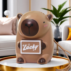 Ventilateur portable Lucky Bear sans pales, rechargeable, avec taille-crayon intégré, ventilateur de bureau portable - Product Image 1