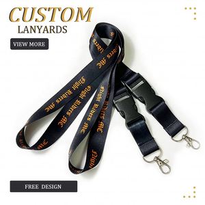2025 New Design Polyester Personalised Laynards Print Keychain Neck Strap Sublimated Card Holder <b>Lanyard</b> With Logo Custom - Product Image 2