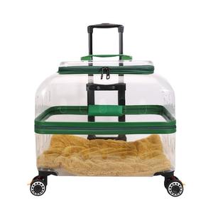 Модная прозрачная пластиковая сумка-тележка для собак и кошек - Product Image 4