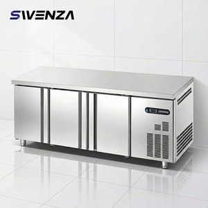 <span class=keywords><strong>Frigorifero</strong></span> SIVENZA Lowboy con <span class=keywords><strong>4</strong></span> <span class=keywords><strong>Porte</strong></span> in Vetro, da Posizionare Sotto il Bancone - Product Image 1