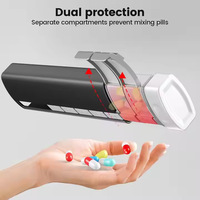 Pilule hebdomadaire usinée par EDM de fil CNC pour étui support de stockage de médicaments distributeur de pilules suppléments vitamines pilule en aluminium de qualité supérieure