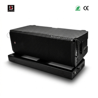 Système de sonorisation professionnel HDL50 Active Stage Speaker, double enceinte colonne 12 pouces, amplificateur classe D.