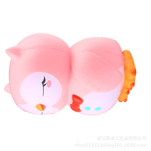 ของเล่นบีบคลายเครียดรูปนกฮูกการ์ตูนทำจากโฟม PU ของตกแต่ง - Product Image 2