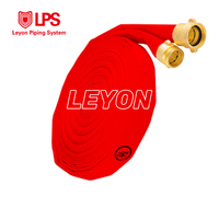 Sistem Sprinkler Kebakaran LEYON FM UL, Adaptor Selang Hidran Kebakaran 1.5" Nst Female X 1.5" Npt Male Hex Nipple, Kopling Selang Kebakaran Kuningan