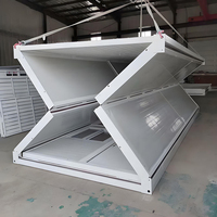 Maison conteneur en acier de 20 pieds, installation rapide, design pliable en Z, préfabriquée, mobile, mini-dortoir temporaire pour hôtels