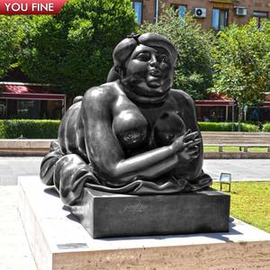 Sculpture de Fernando <span class=keywords><strong>Botero</strong></span>, femme nue allongée en bronze, directement de l'usine - Product Image 5