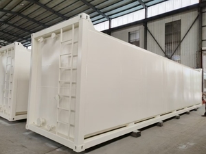 CE ISO Certificate 20ft serbatoio contenitore 20000 litri stazione benzina serbatoio cubico misuratore di livello liquido - Product Image 2