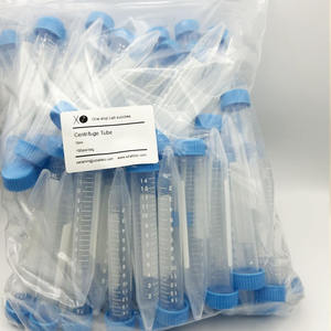 Hot Sales XZ LAB SUPPLIES 15ml Plástico Centrífuga Tubos Branco Gradiente Cônico Inferior para Uso em Laboratório (ODM/OEM Disponível) - Product Image 1