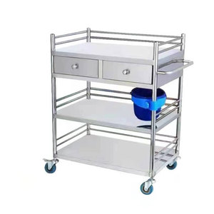 医院设备不锈钢医疗手推车急诊手术护理医疗专业手推车 - Product Image 1