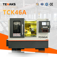 Tour CNC horizontal de haute précision TENAKS TCK46A, machine-outil combinée de tournage et de fraisage à lit incliné automatique, prix compétitif