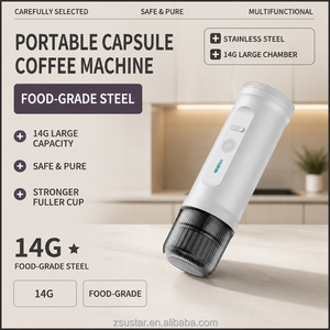 เครื่องชงกาแฟแคปซูลแบบพกพา 20 บาร์, 7800mAh พร้อมระบบทำความร้อนในตัว, รับทำโลโก้ตามสั่ง, โรงงาน OEM สำหรับเจ้าของแบรนด์ - Product Image 4