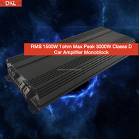 Araba Stereo amplifikatör RMS 1800W 1D güçlü bas Subwoofer AMP tepe 3600W Max 1ohm sınıf D araba amplifikatör monoblok