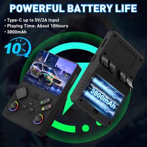 เครื่องเล่นเกมพกพา V40 PRO หน้าจอ 3.5 นิ้ว ความละเอียด 4K HD IPS สไตล์เรโทร พร้อมเกมคลาสสิกกว่า 35,000 เกม รองรับโปรแกรมจำลองมากกว่า 36 โปรแกรม ระบบ Linux ในตัว ตัวเครื่องพลาสติก RGB20S - Product Image 5