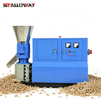 Machine à granulés d'aliments pour volailles à matrice plate électrique haute efficacité, certifiée CE, moulin à aliments pour poulets, capacité de 250 à 350 kg par heure