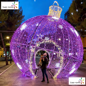 Décoration lumineuse LED pour événements extérieurs, grande boule LED pour la maison, lumières LED pour la décoration de Noël - Product Image 3