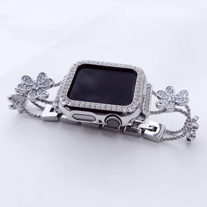 Dropshipping banda <span class=keywords><strong>de</strong></span> Metal <span class=keywords><strong>de</strong></span> lujo correa <span class=keywords><strong>de</strong></span> acero inoxidable para IWatch Series 7 <span class=keywords><strong>6</strong></span> SE 5 4 pulsera <span class=keywords><strong>de</strong></span> mujer para <span class=keywords><strong>Apple</strong></span> <span class=keywords><strong>Watch</strong></span> 40mm 41mm 45mm - Product Image 5