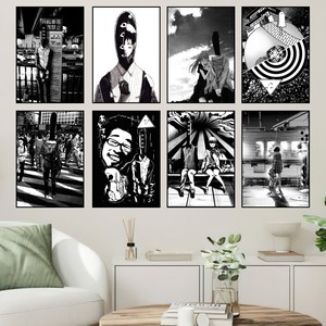 Póster de anime <span class=keywords><strong>Goodnight</strong></span> <span class=keywords><strong>Punpun</strong></span>, impresiones de pegatinas de pared, pintura para decoración de dormitorio, sala de estar, oficina, hogar, autoadhesivo - Product Image 6