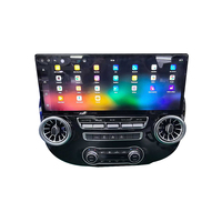 Reproductor Multimedia para Auto de 17 Pulgadas con Android 13, CarPlay, Android Auto, DSP, GPS Integrado de 1 Año, Pantalla Táctil para Mercedes-Benz Vito W447 2014-2016