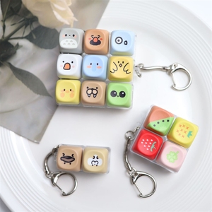 Juego <span class=keywords><strong>de</strong></span> Teclas Personalizadas con Diseño <span class=keywords><strong>de</strong></span> <span class=keywords><strong>Pixel</strong></span> <span class=keywords><strong>Art</strong></span>, Teclas Artesanales <span class=keywords><strong>de</strong></span> Resina con Forma <span class=keywords><strong>de</strong></span> Animales y Frutas Kawaii para Teclado Mecánico, Venta al Por Mayor OEM - Product Image 2
