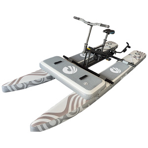 Favorite New Design Customized <b>Inflatable</b> Floating Water Bike Portable Detachable Water Bike Bicycle for Water Sport - Product Image 1