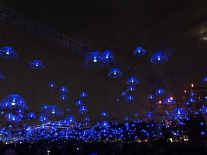 Medusas colgantes iluminadas por la noche, iluminación navideña, luz de medusas navideñas para <span class=keywords><strong>discoteca</strong></span>, DJ, fiesta, boda, equipo de escenario, lámpara - Product Image 3