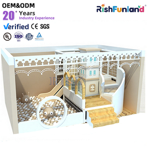 Ensemble de jeu souple pour enfants Family House Foam, piscine à balles carrée pour tout-petits, aire de jeux intérieure pour bébés, équipement de jeu souple avec <span class=keywords><strong>toboggan</strong></span> - Product Image 1