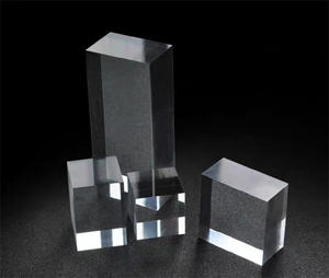 Transparant Milieuvriendelijk Gesneden Kristallen Vierkant Handgemaakt Model Basisdisplaystandaard Voor Sieraden En Cosmetische Tafelkristallen Rekwisieten - Product Image 6