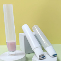 Plat Ovale 50ml 100ml Tube Cosmétique Emballage Crème Pour Les Mains Soins De La Peau Cou Massage Silicone Acier Éponge Perle Brosse Tête Applicateur