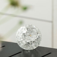 Table de maison européenne décoration fengshui boule à bulles en verre cristal multicolore