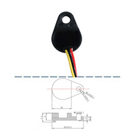 Capteur de proximité PNP en plastique à montage en surface avec 3 fils FHS-3018C