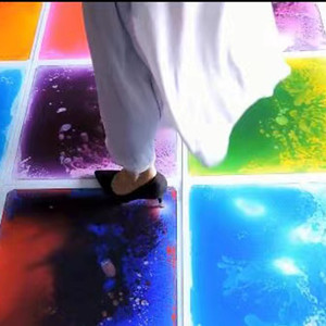 Nuevo Diseño de Gel de Color para Arte, Piso Dinámico 3D, Piso Sensorial para Guardería, Alfombra de Goma para <span class=keywords><strong>Niños</strong></span>, Baldosas de Vinilo 3D Líquidas para <span class=keywords><strong>Niños</strong></span> - Product Image 2