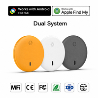 Traceur de cartes pour iOS et Android pour les navetteurs, pour portefeuille et porte-clés, sans recharge nécessaire, mini balise de localisation anti-perte