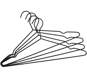 Заводская цена черный цвет светло-алюминиевый провод вешалки для одежды для ежедневного использования